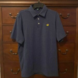 Masters Classics golf shirt, blue, size medium